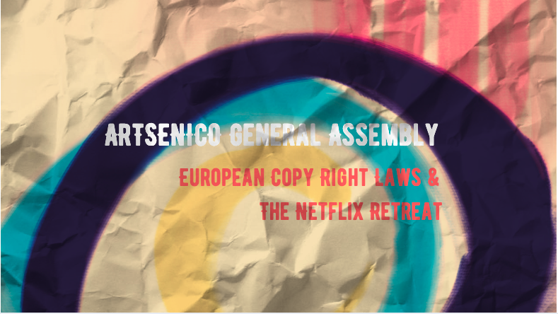 Picture of the Program PDF with Text: General Assembly, European Copyright Laws and the Netflix Retreat